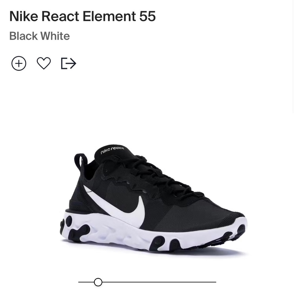 Nike React Element 55 running shoes/  Women’s US 7